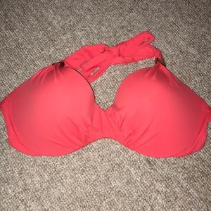 Coral bathing suit top